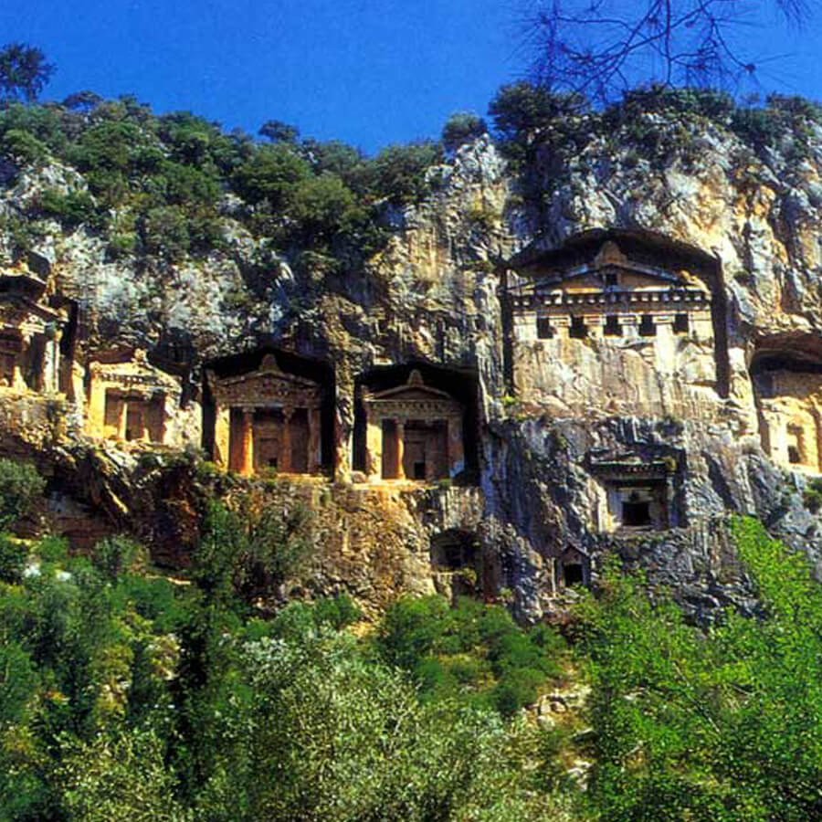 famous tombs at kaunos sq 900